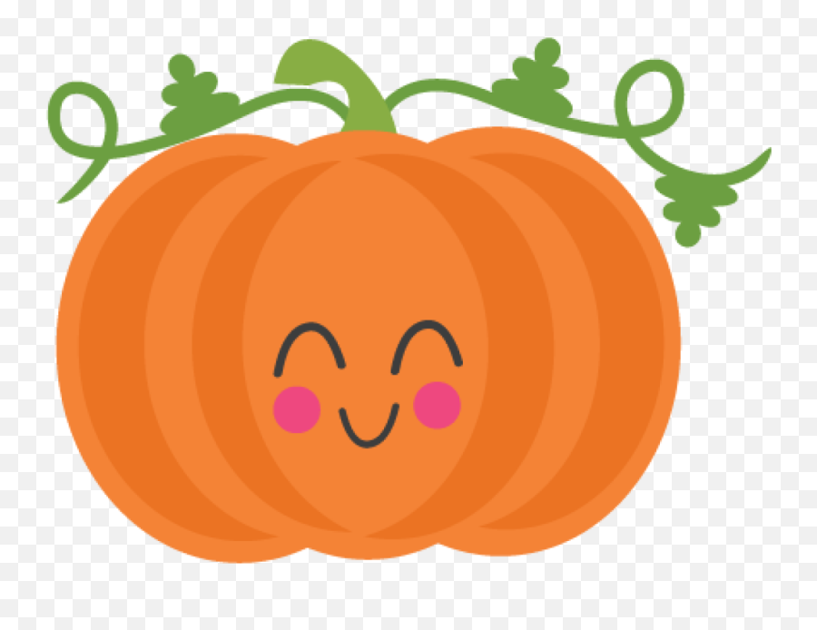 Cute Pumpkin Clipart Squash Clipart At - Transparent Cute Pumpkin Clipart Emoji,Pumpkin Clipart