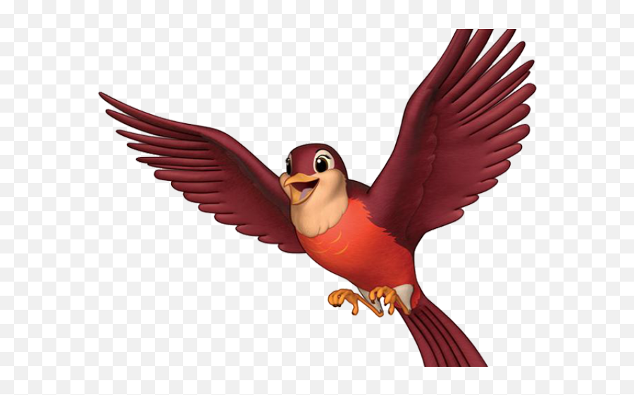 Robin Clipart Red Robin - Animales De La Princesa Sofia Emoji,Robin Clipart