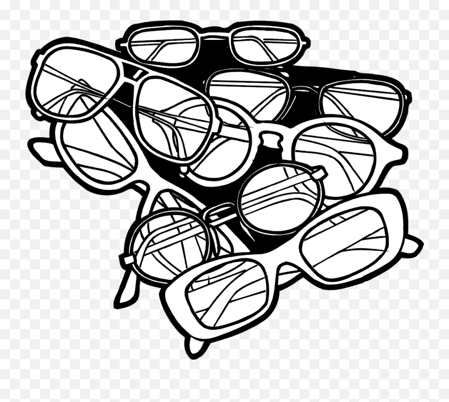 Free Glasses Illustration Download Free Glasses - Pile Of Eyeglasses Clipart Emoji,Eyeglasses Clipart
