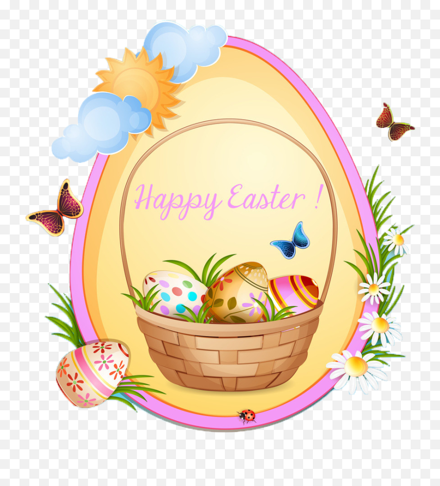 Download Egg Easter Bunny Illustration Happy Free - Happy Emoji,Happy Easter Clipart