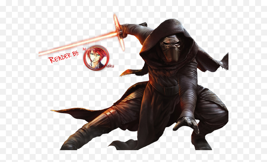 Download Star Wars Clipart Force - Star Wars Kylo Ren Render Emoji,Kylo Ren Png