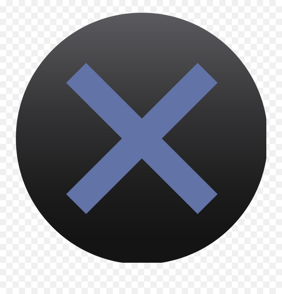 Playstation Button X Emoji,X Button Png