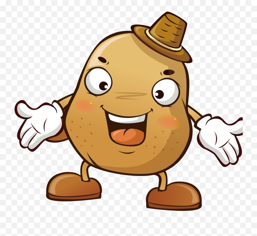 Baked Potato Sweet Potato Vegetable - Potato Cartoon Png Transparent Emoji,Potato Clipart