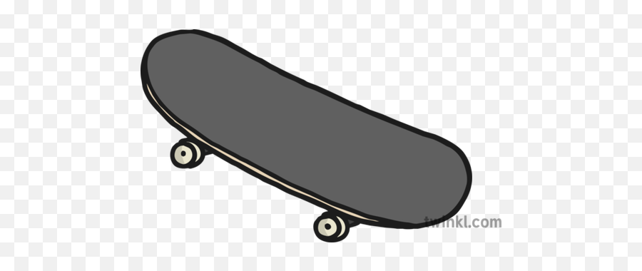 Single Skateboard Png Clipart Png Mart - Skateboard Twinkl Emoji,Skateboard Clipart