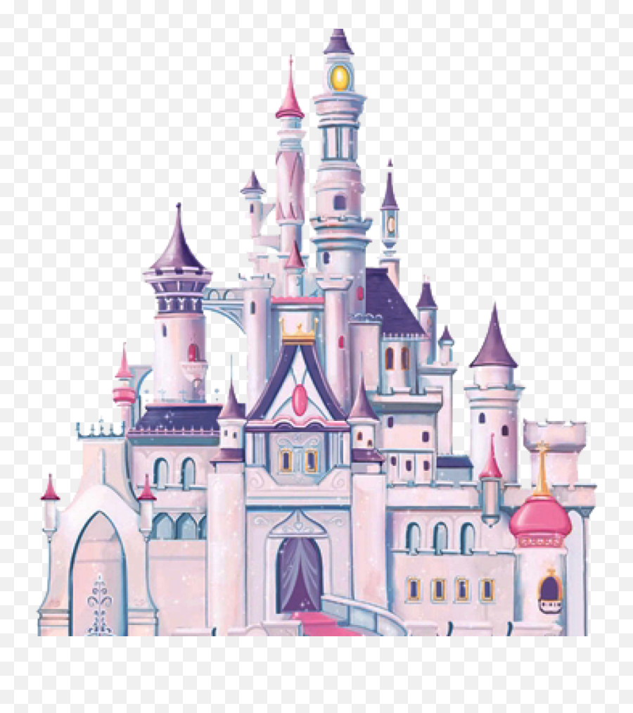 Wall Decal Disney Princess Cinderella Castle Wallpaper Emoji,Disneyland Castle Clipart