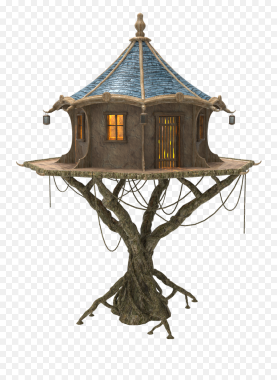 Treehouse Fairytail Sticker By Steve Emoji,Treehouse Clipart