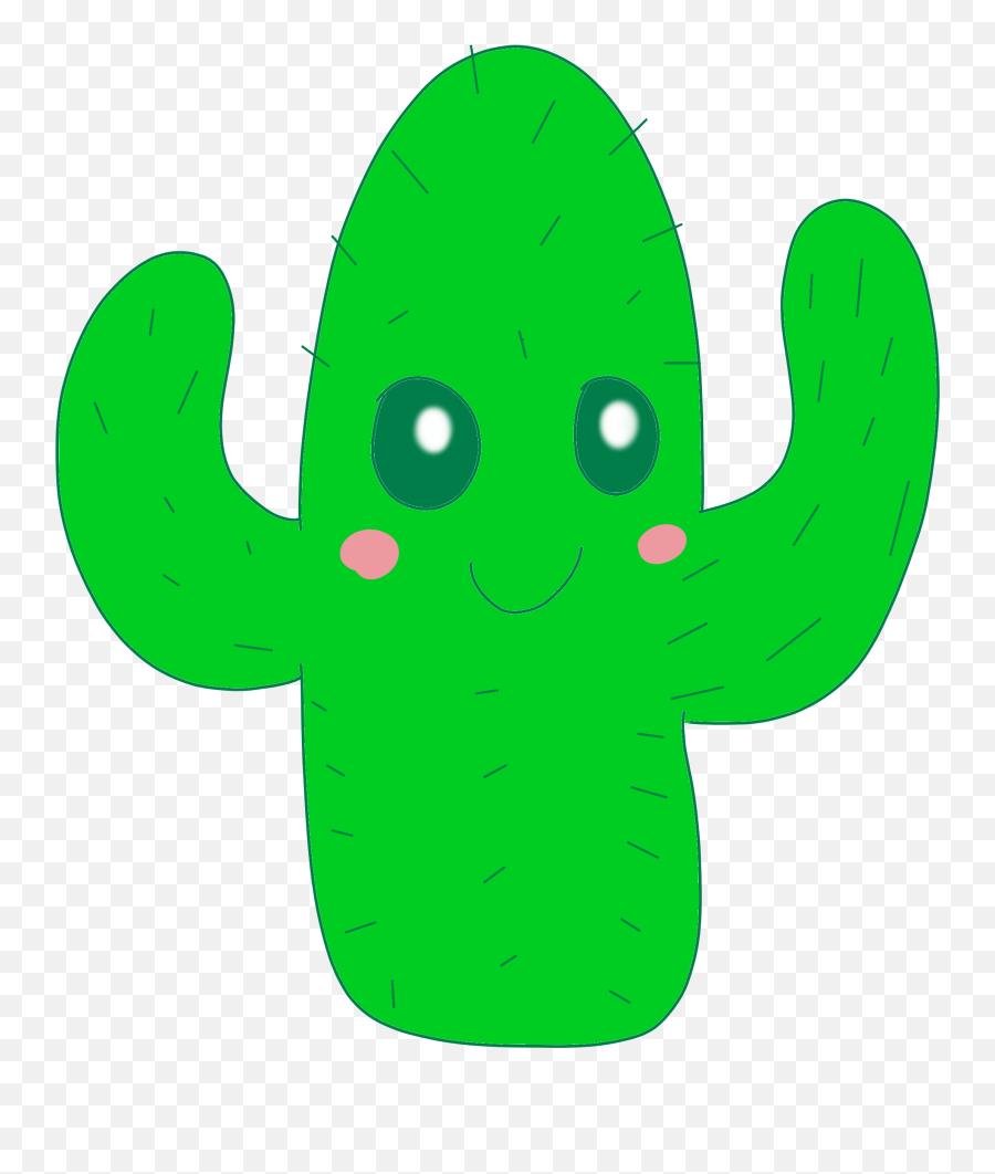 Kawaii Cactus U2014 Weasyl Emoji,Cute Cactus Png