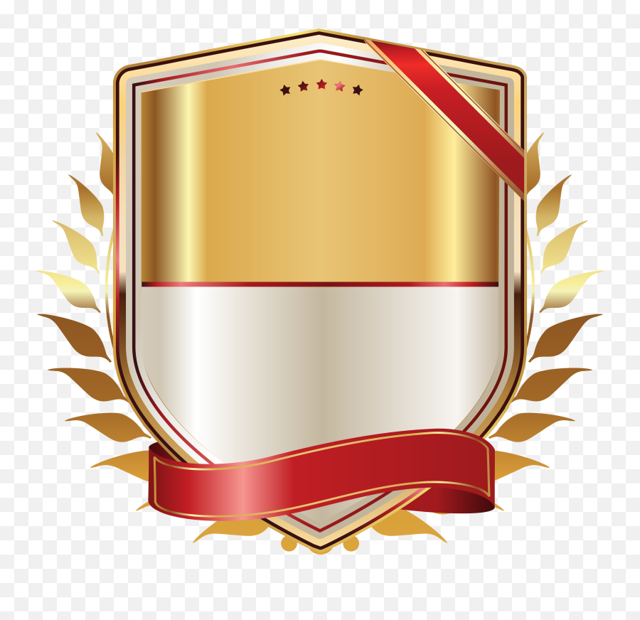 Clipart School Badge Clipart School Badge Transparent Free - Png Of Golden Ribbons Emoji,Badge Clipart