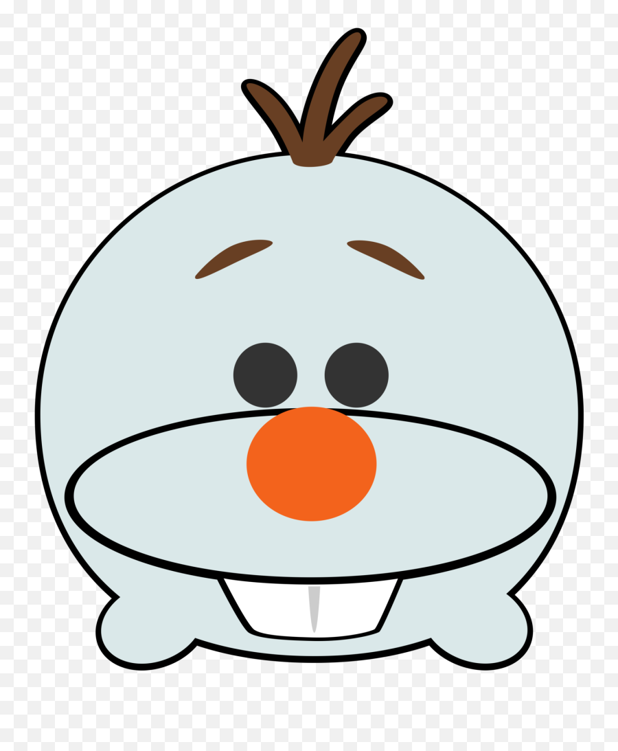 Disney Tsum Tsum Clipart Olaf Frozen - Princess Frozen Tsum Olaf Tsum Tsum Clipart Emoji,Elsa Clipart