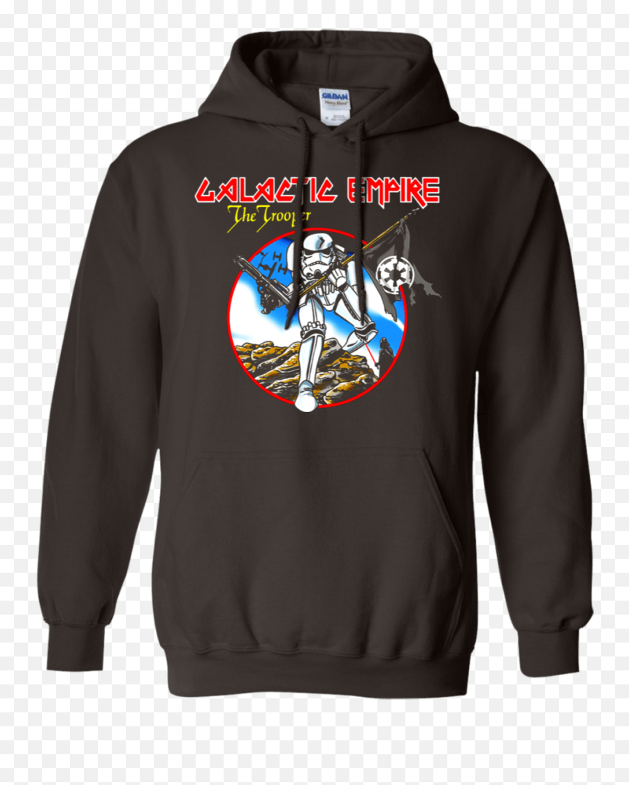 Galactic Empire The Trooper Star Wars Iron Maiden Mashup - Sweat Shirt Marvel 10 Years Emoji,Galactic Empire Logo