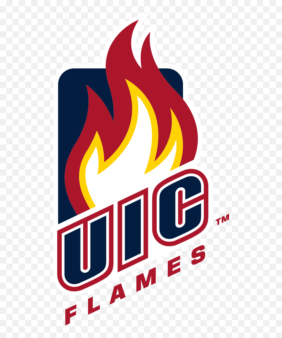 Uic Flames - University Of Illinois At Chicago Athletics Emoji,University Of Illinois Logo