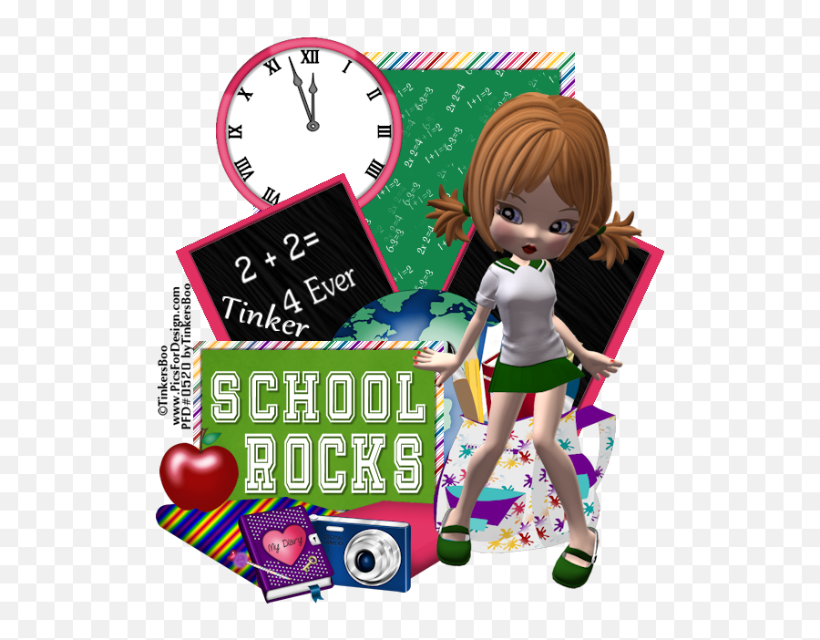 School Rocks Tutorial Clipart - Girly Emoji,Rocks Clipart