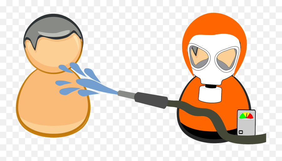 First Responder - Hazmat Team Worker Decontamination Decontamination Icon Png Emoji,Team Clipart