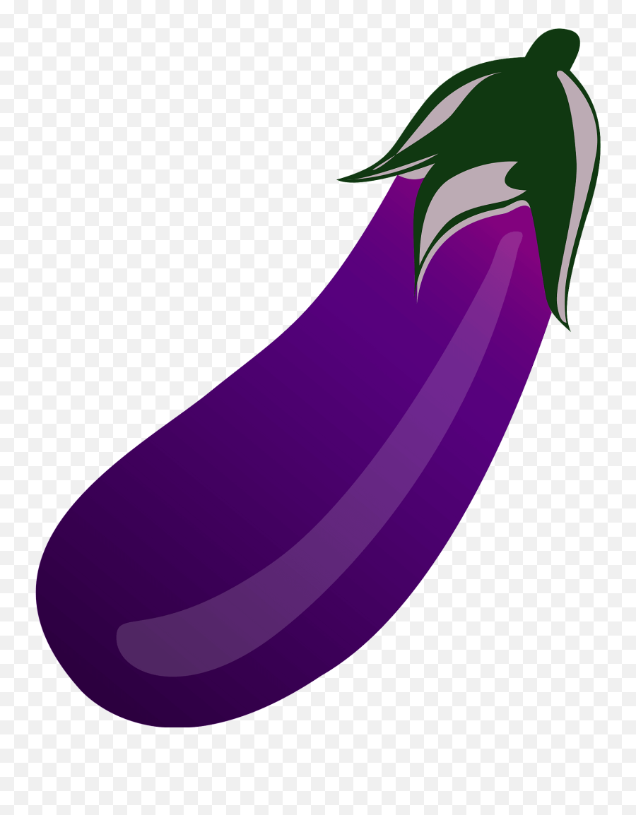 Eggplants Vegetable Clipart - Illustration Png Download Eggplant Creazilla Clipart Emoji,Vegetable Clipart