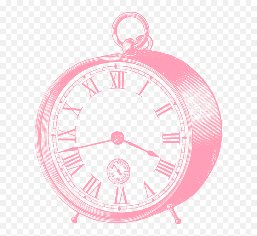Clocks Clipart Borders Clocks Borders Transparent Free For - Pink Clock No Background Emoji,Clipart Borders