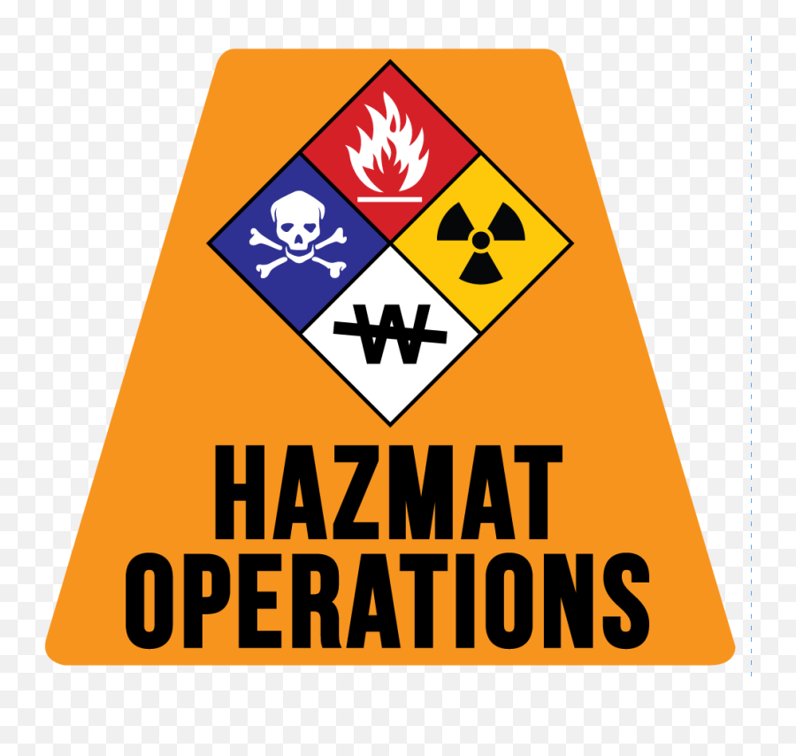 Hazmat Operations Solid Color Helmet - Language Emoji,Hazmat Logo