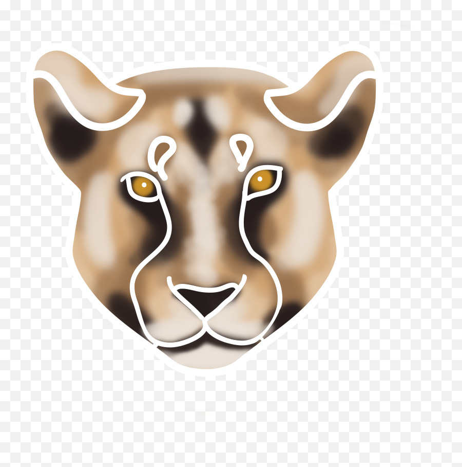 Lion Lioness Concept Art - Minimalist Lioness Art Emoji,Lioness Png