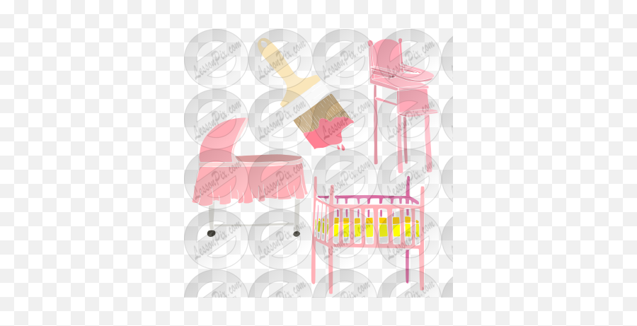 Paint Furniture Stencil For Classroom Therapy Use - Great Empty Emoji,Furniture Clipart