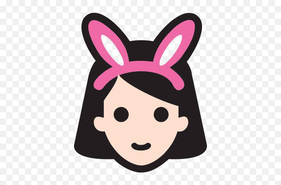 Woman With Bunny Ears Id 10020 Emojicouk - Happy,Bunny Ears Png