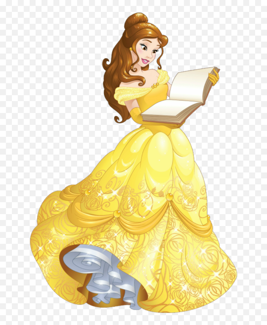 Princess Beauty And The Beast - Disney Princess Belle Hd Emoji,Beauty And The Beast Png
