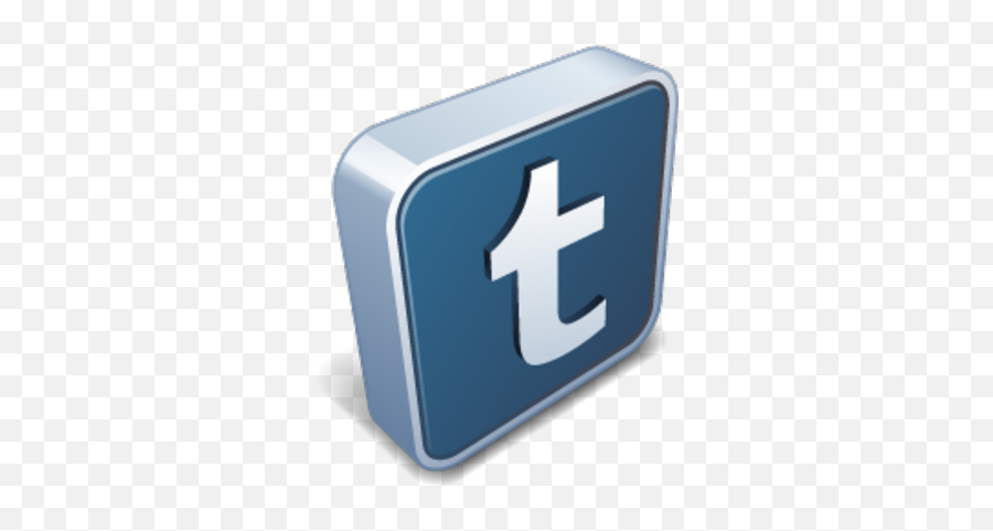Tumblr Logo Psd Psd Free Download - Icon 3d Emoji,Tumblr Logo