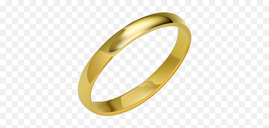 Gold Ring Vector Png Transparent Png - Gold Ring Vector Png Emoji,Gold Ring Png