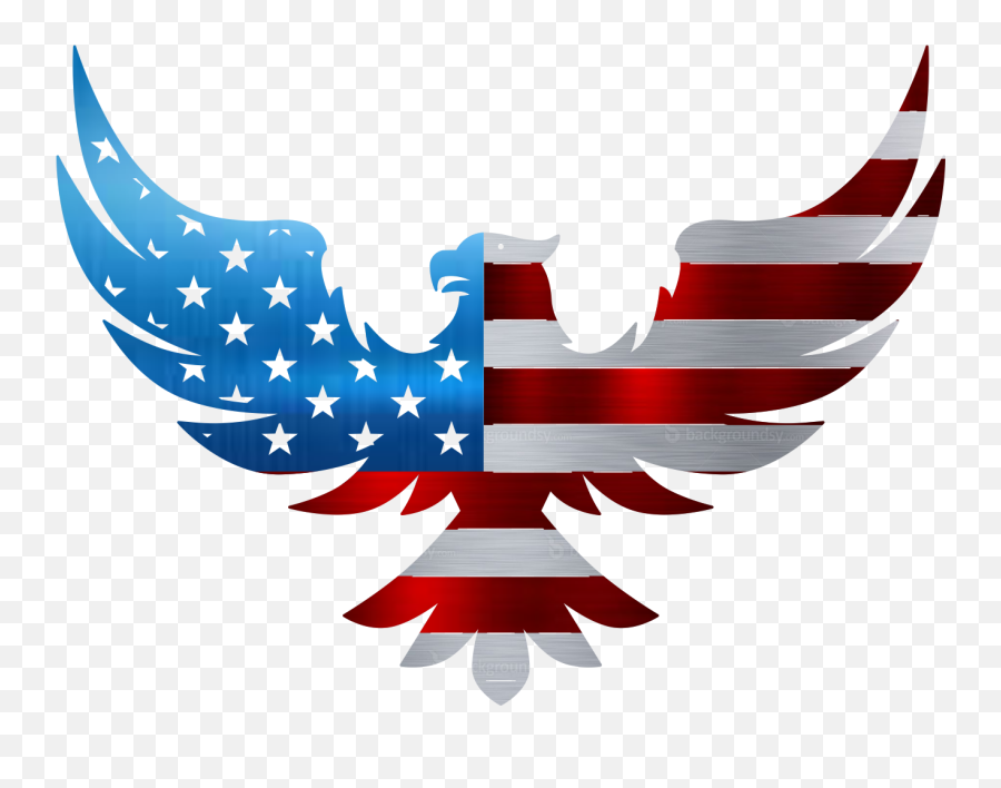 Precision Metal Art - Rising Eagle Thin Blue Line Emoji,Us Eagle Logo