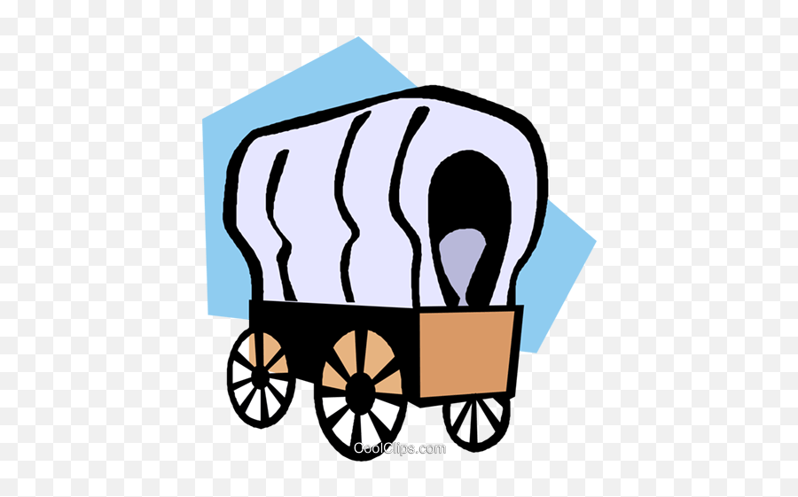 Covered Wagons Royalty Free Vector Clip - Sunset Platform Emoji,Covered Wagon Clipart