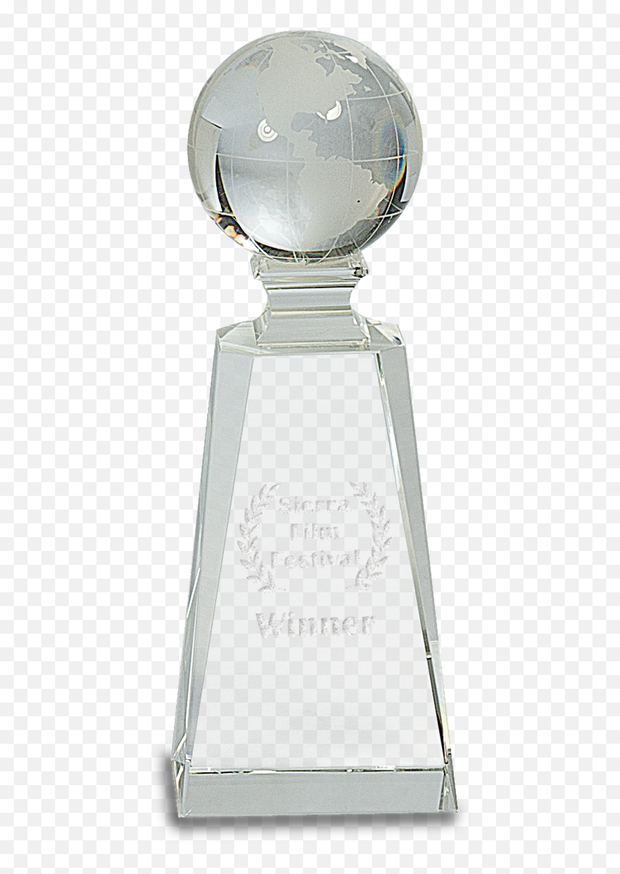 Crystal Globe On Clear Tower - Solid Emoji,Transparent Globe