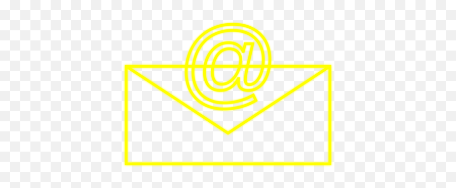 Email Symbol - Yellow Email Icon Png Hd Png Download Emoji,Email Symbol Png