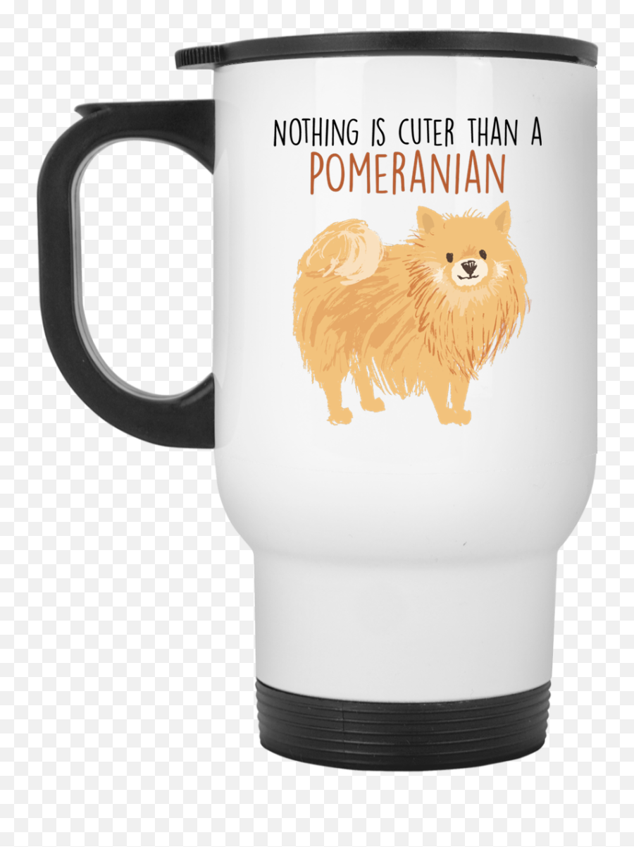 Pomeranian Mug - Dog Breed Coffee Mug Atomic Mugs Emoji,Pomeranian Png