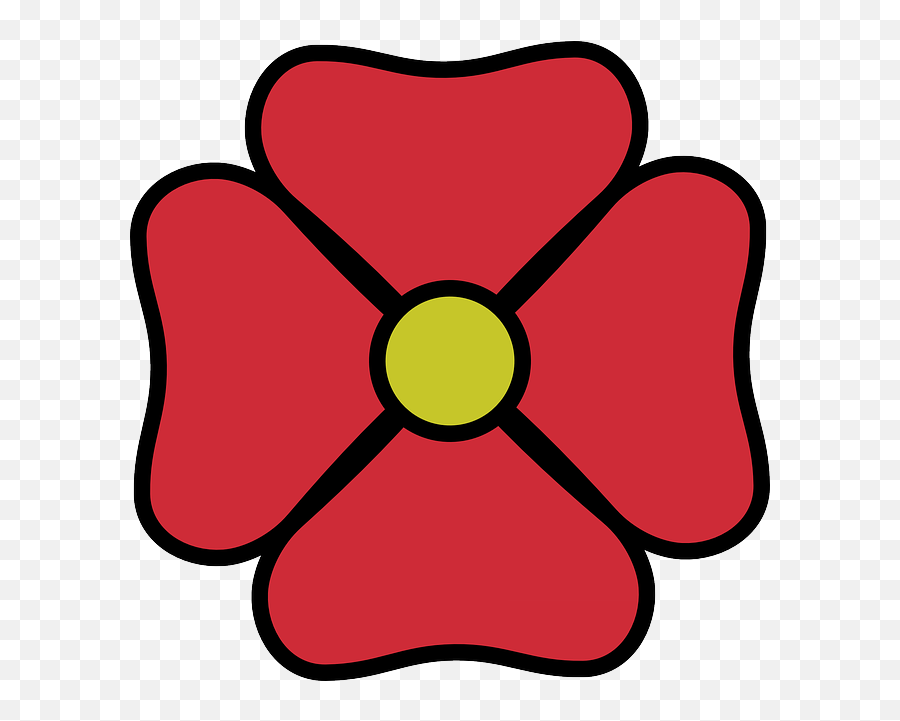 Red Green Flower Flowers Cartoon Free Plant - Red Emoji,Red Flowers Clipart
