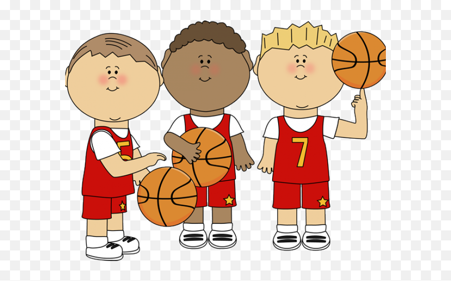 Friends Basketball Cliparts - Youth Basketball Clip Art Basketball Team Clip Art Emoji,Friendship Clipart