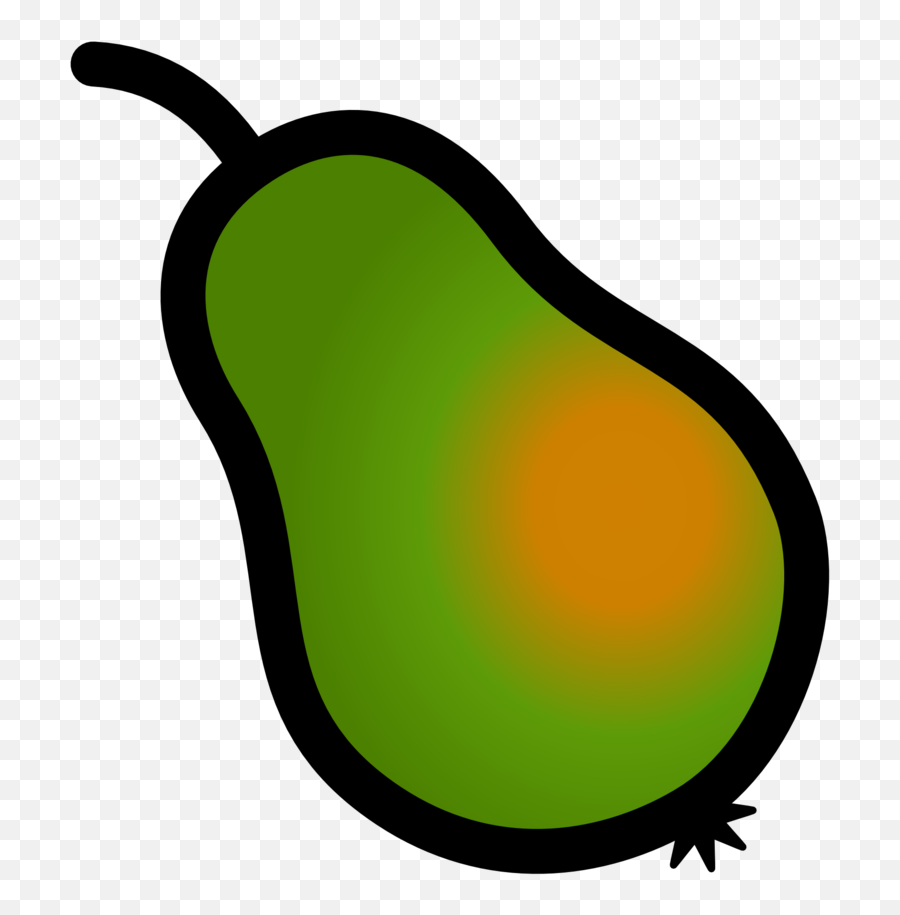 Fruit Pear Produce - Free Vector Graphic On Pixabay Emoji,Avacado Clipart
