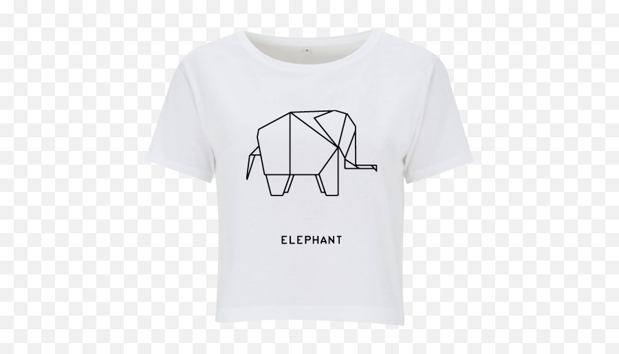 T - Shirt Origami Elephant Emoji,Shirt With Elephant Logo