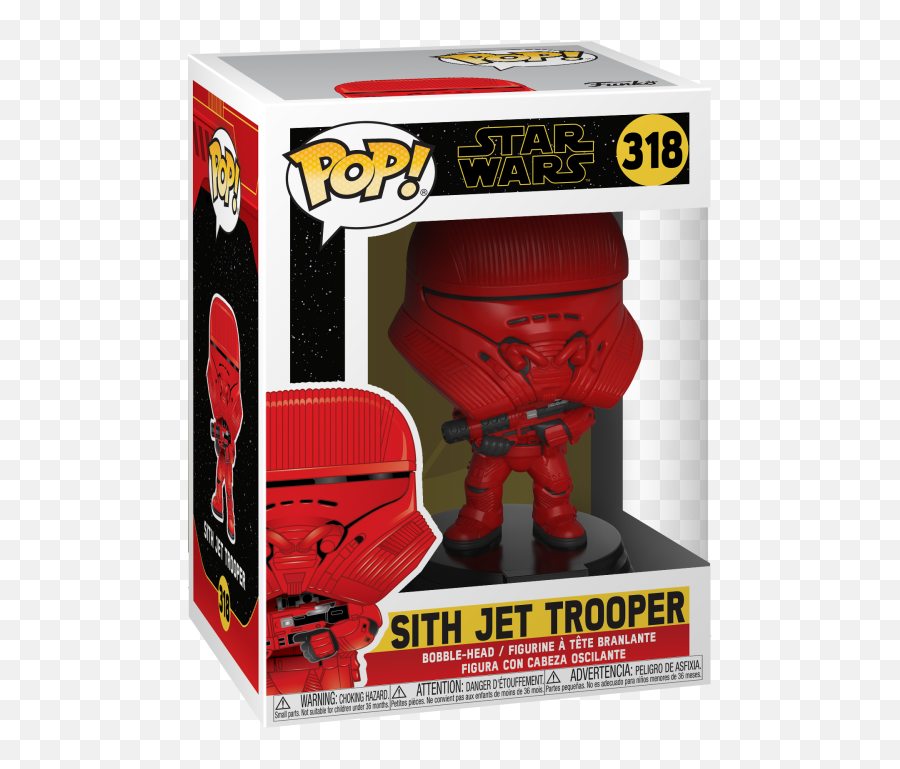 Funko Pop Star Wars Rise Of Skywalker - Sith Jet Trooper Emoji,Sith Png