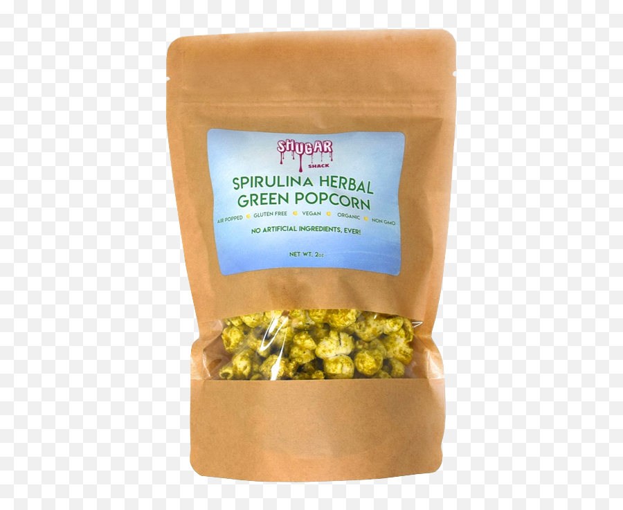 Spiralina Herbal Popcorn Transparent Png - Free Download On Emoji,Popcorn Kernel Png