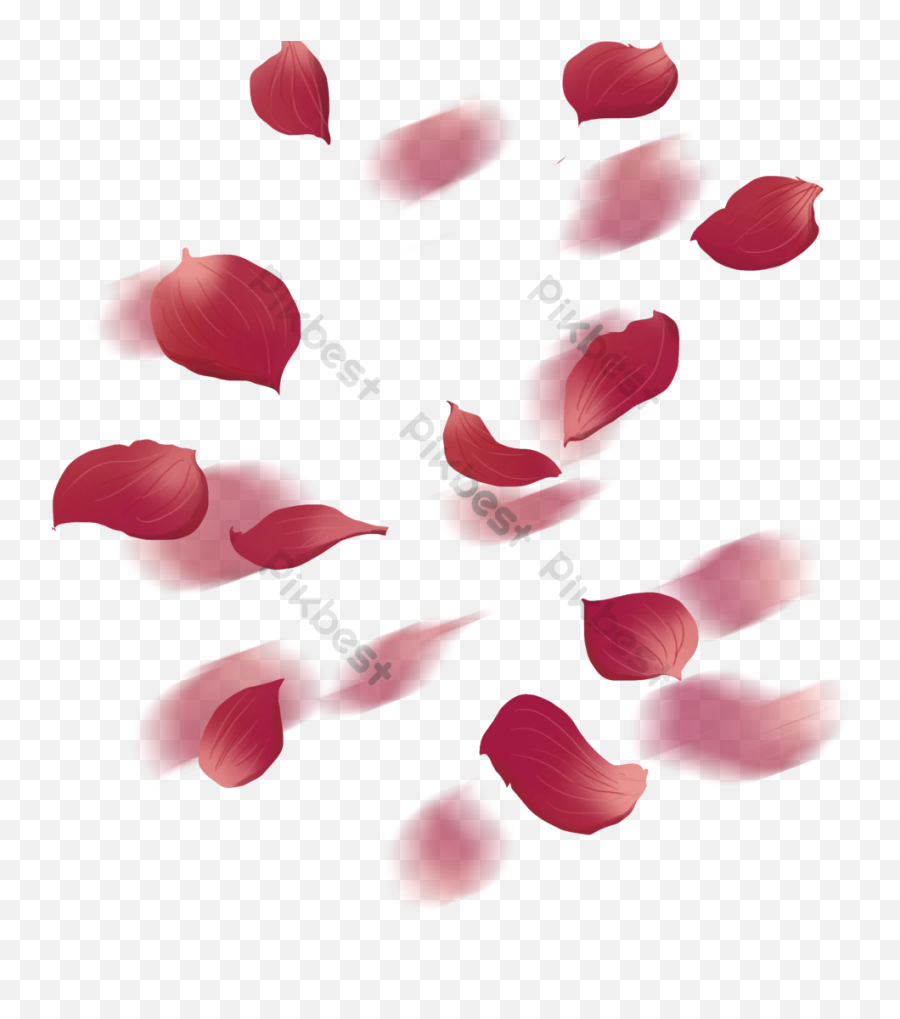 Floating Scattered Rose Petals - Bunga Mawar Berserakan Png Emoji,Rose Petals Png