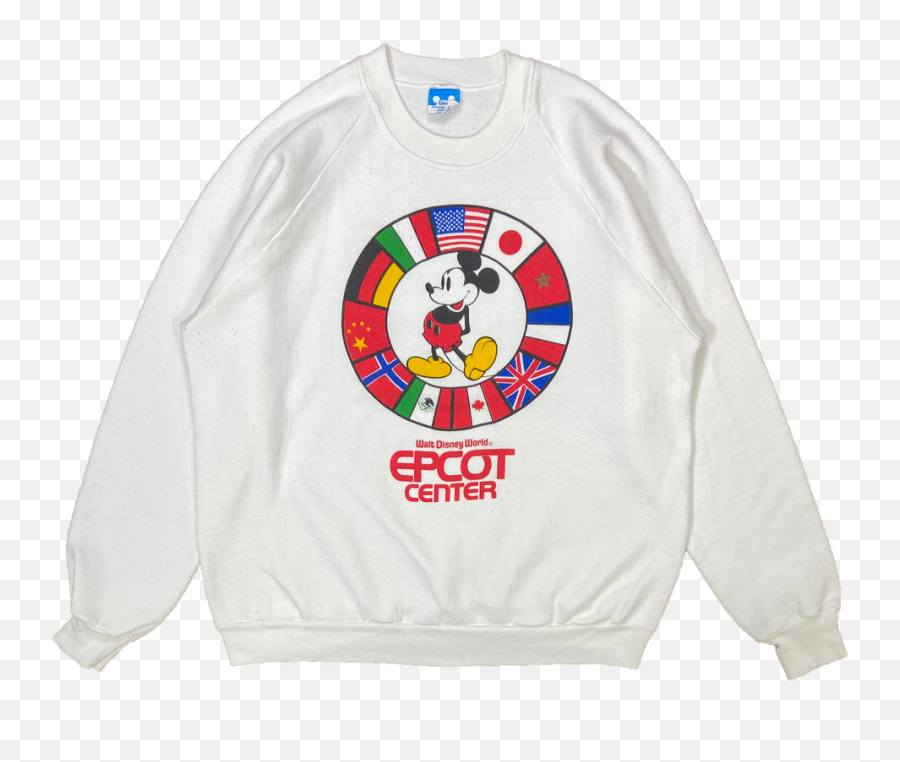 80u0027s Vintage Wdw Epcot Center Made In Usa Disney Sweat - Shirt Walt Disney World Emoji,Epcot Logo