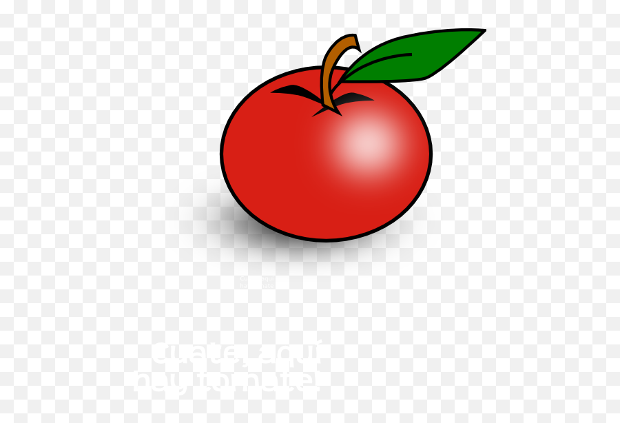 Clipart - Tomate Emoji,Public Domain Clipart