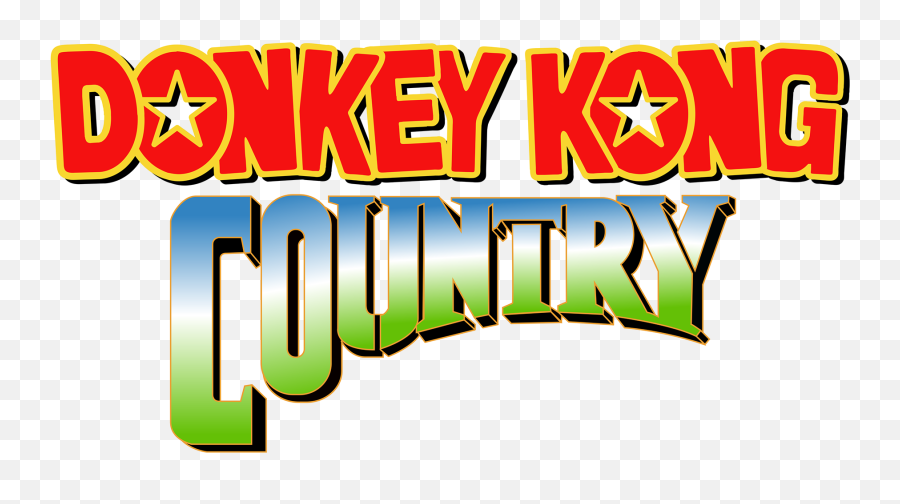 Donkey Kong Country - Donkey Kong Country Text Png Emoji,Donkey Kong Png