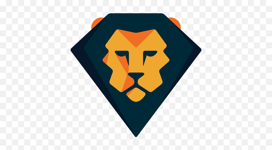 Geometric Lion Logo Safari - Lion Logo Flat Emoji,Lion Logos