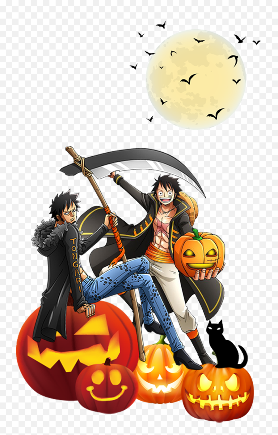 Download One Piece Halloween Png - Full Size Png Image Pngkit One Piece Halloween Png Emoji,Halloween Png