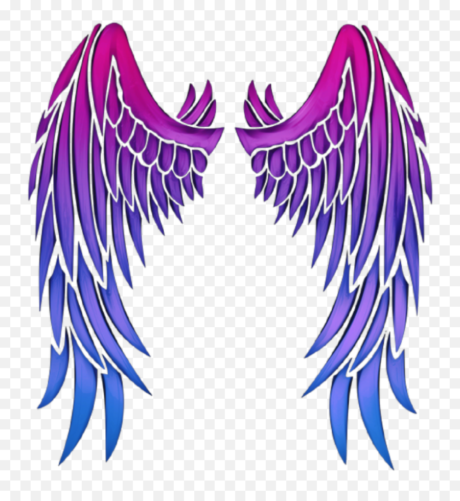 Coraldonaldduck Ocean Bff Prom Pixelart Aestheticneon - Angel Wings Decal Emoji,Prom Clipart