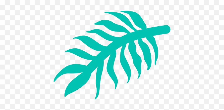 Palm Tree Leaf Jungle Element - Hojas De Selva Png Emoji,Jungle Leaves Png