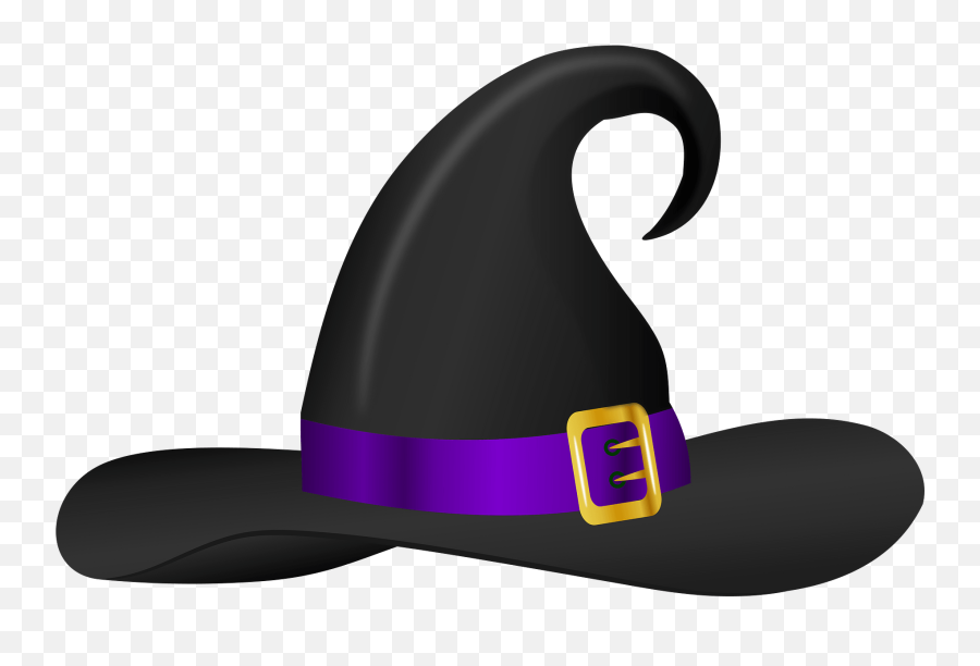 Witch Hat Clipart - Chapeau De Sorcière Dessin Couleur Emoji,Witch Hat Transparent