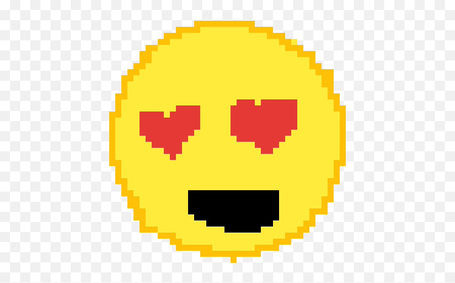 Heart Eye Emoji - Pixel Art Boulder,Eye Emoji Png