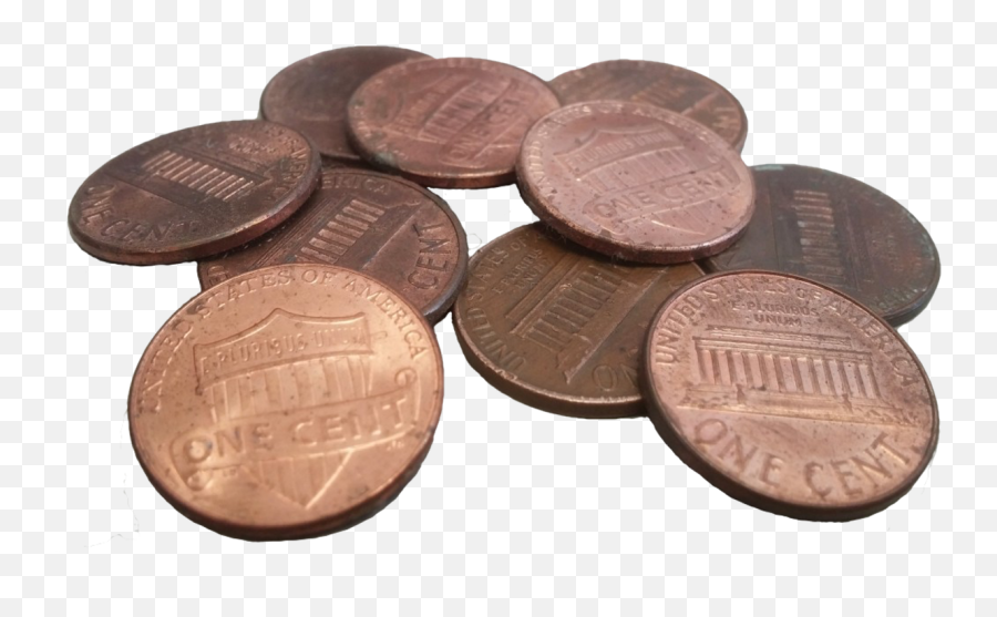 Download Penny Drive Png Image With No - Pennies No Background Emoji,Penny Png