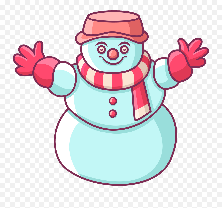Snowman Clipart Free Download Transparent Png Creazilla - Happy Emoji,Snowman Clipart