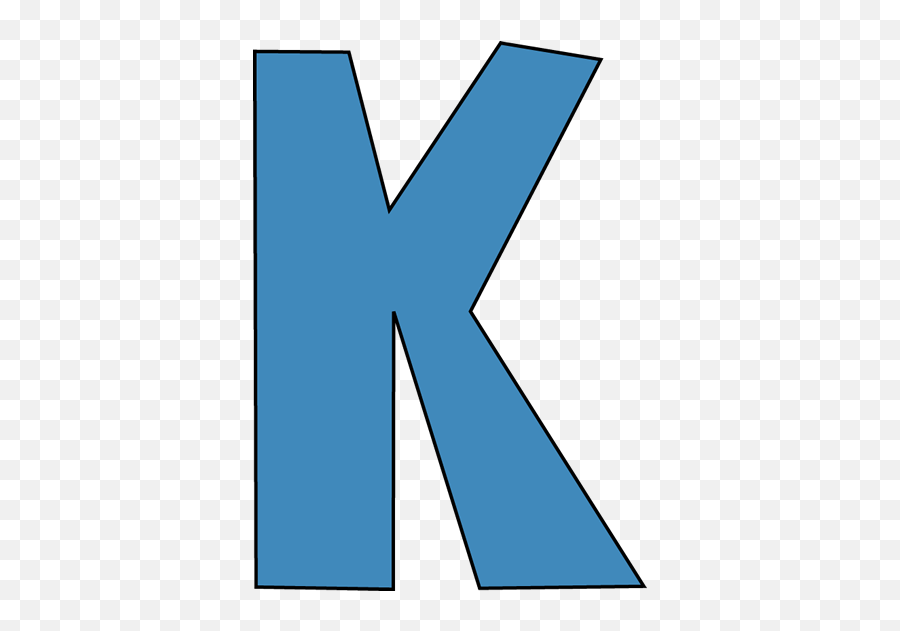 Blue Letter K Clipart Emoji,K Clipart